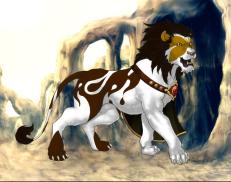 A custom Lion puma named 'Willy Wonka'
