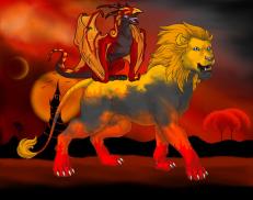 A custom Lion puma named ' ♫ After The Fire'