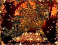 A custom Lion puma named 'Harvest Danse {Botany}'