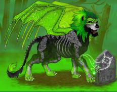 A custom Lion puma named 'Necrotizing Fasciitis'