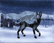 A custom Serval puma named 'Icy Night'