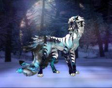 A custom Cheetah puma named 'Festivia Magical Touch'
