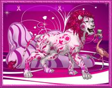 A custom Lion puma named 'Pink Pride'