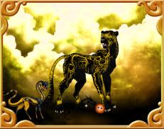 A custom Cheetah puma named '○&ordm;ﻩ˚Ginto˚ﻩ&ordm;○'