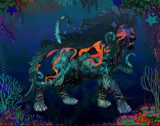 A custom Lion puma named 'Kraken'
