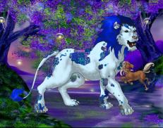 A custom Lion puma named 'Wuggly'