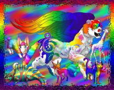 A custom Tiger puma named '***Medley* Prism of Eloquence'