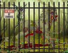 A custom Lion puma named 'Resident Evil - undead'