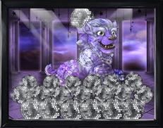 A custom Wushi puma named '~ Crystal Rain ~'