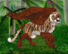 A custom Tiger puma named 'Tiger Tiger'