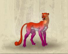 A custom Cheetah puma named 'Pride'