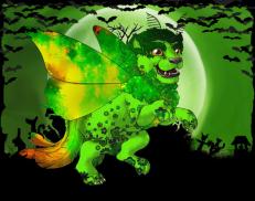 A custom Wushi puma named 'Forest Fright'