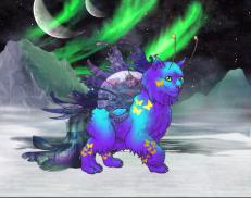 A custom Lynx puma named 'AA Galaxy Has Calmed'