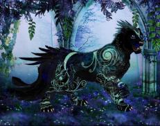 A custom Tiger puma named 'Night Bloom'