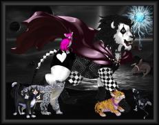 A custom Lion puma named 'The Wandering Minstrel'