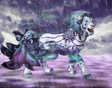 A custom Lion puma named 'Waterworld Tribute'