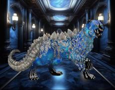 A custom Tiger puma named 'Peacock Gemstone'