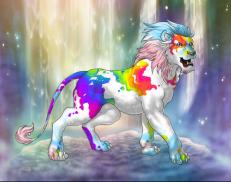 A custom Lion puma named 'Touch Me, Heal Me'