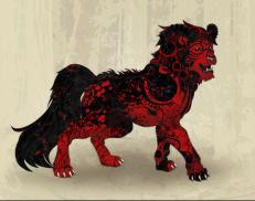 A custom Lion puma named '~ Lucifer ~'