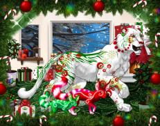 A custom Tiger puma named 'Holly and the Ivy'