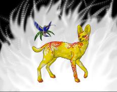 A custom Serval puma named 'Don't Eat Yellow Snow'