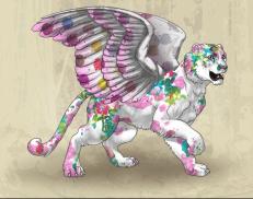 A custom Tiger puma named 'Blossom Dreams'