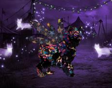 A custom Lynx puma named '***LTD* Blacklight Jester'