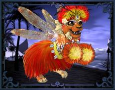A custom Wushi puma named '**Akiko ~ f &hearts;*&hearts;'