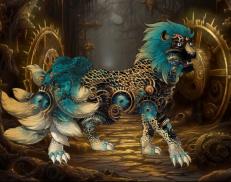 A custom Lion puma named 'King Harvest'