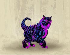 A custom Lynx puma named 'Neon Steggy'