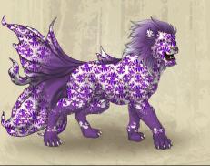 A custom Lion puma named 'Purple Gaze'