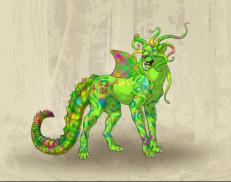 A custom Cheetah puma named 'Neon Monstress ™'