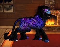 A custom Lion puma named 'NEW YEAR'S GALAXY'