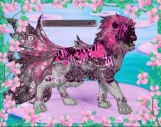 A custom Lion puma named 'Neptune &trade; &cong;'