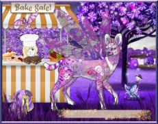 A custom Serval puma named 'Frosted Circus Animal Cookie COOK 1 ✆ &trade; ⚘'
