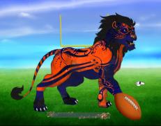 A custom Lion puma named 'Papa Bear Hollis &trade; ℬ'