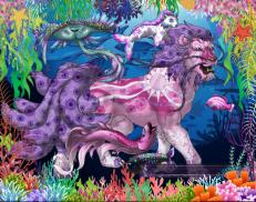 A custom Lion puma named 'Farriage Urchin'