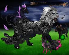 A custom Lion puma named 'Fade 2 Black'