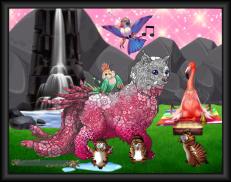 A custom Lynx puma named 'Fade 2 Pink &trade;'