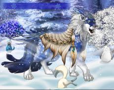 A custom Lion puma named 'Winter Solstice &trade; ☃'