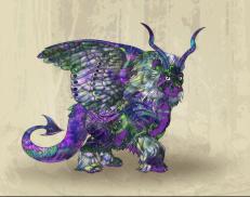 A custom Lynx puma named 'Purple Monster F'