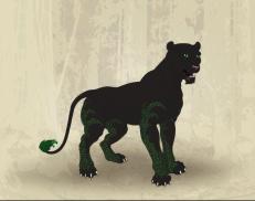 A custom Lion puma named 'Noir'