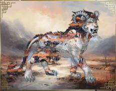A custom Lion puma named 'Feng'