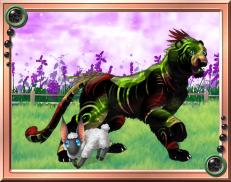 A custom Tiger puma named 'Rupert'