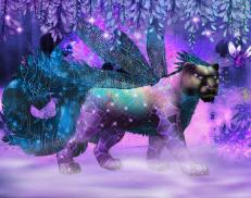 A custom Snow Leopard puma named 'Only A Dream'