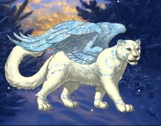 A custom Snow Leopard puma named 'Little Boy Blue'