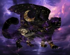 A custom Snow Leopard puma named 'Stellae Gemmatae'