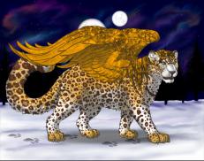 A custom Snow Leopard puma named 'Eira'