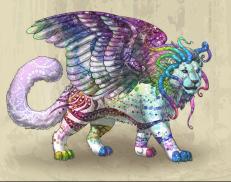 A custom Snow Leopard puma named 'Starlush &trade; ❧ ✵'