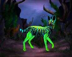 A custom Serval puma named 'Neyon'
